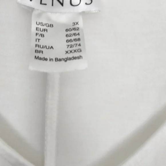 VENUS White Cold Shoulder 3X - Picture 5 of 8